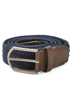 An image of the Dubarry Oysterhaven Woven Belt in Navy.