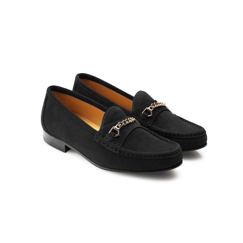 An image of the Fairfax & Favor Apsley Loafers in Black.