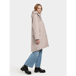 An image of the Didriksons Elissa Parka in Ash Brown.