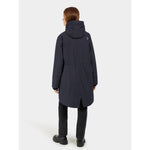 An image of the Didriksons Fia Parka in Dark Night Blue.