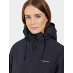 An image of the Didriksons Fia Parka in Dark Night Blue.