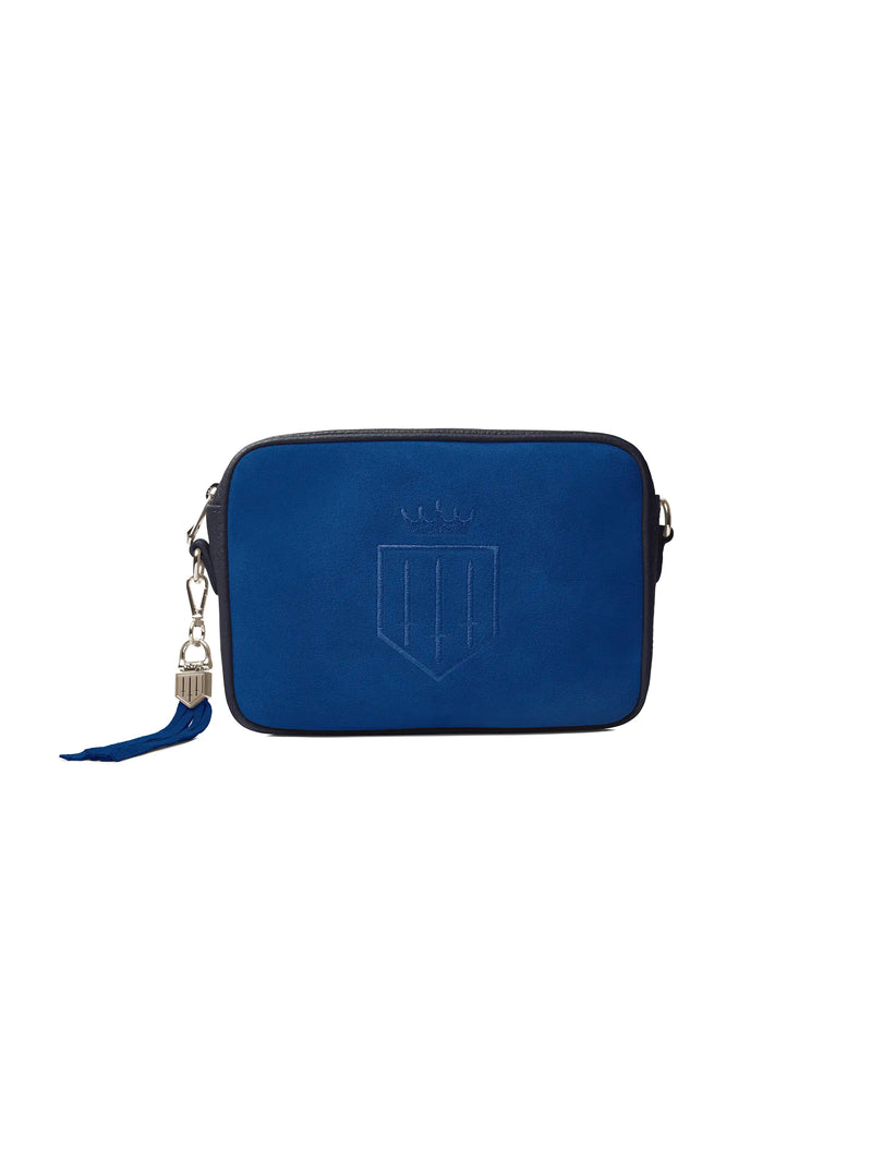 An image of the Fairfax & Favor Finsbury Bag in Porto Blue.