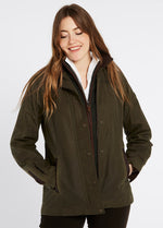 An image of the Dubarry Mountrath Waxed Jacket in Fennel.