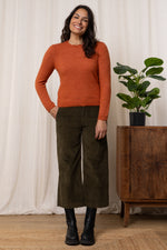 An image of the Lily & Me Helene Jumper in Ginger.