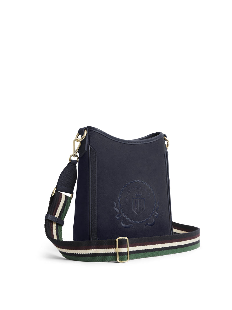 An image of the Fairfax & Favor Richmond Messenger Bag in Navy.