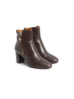 An image of the Fairfax & Favor Oakham Waterproof Ankle Boots in Mahogany Leather.