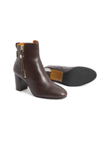 An image of the Fairfax & Favor Oakham Waterproof Ankle Boots in Mahogany Leather.