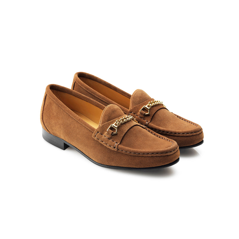 An image of the Fairfax & Favor Apsley Loafers in Tan.