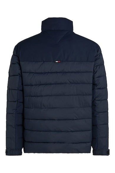 An image of the Tommy Hilfiger Mid New York Puffer Jacket in the colour Desert Sky.