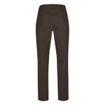 An image of the Robell Marie Trousers in Dark Brown.