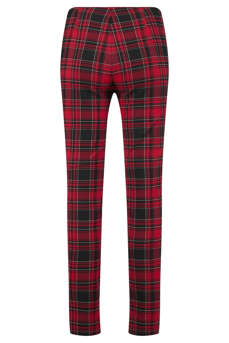 An image of the Robell Rose Trousers in Red.