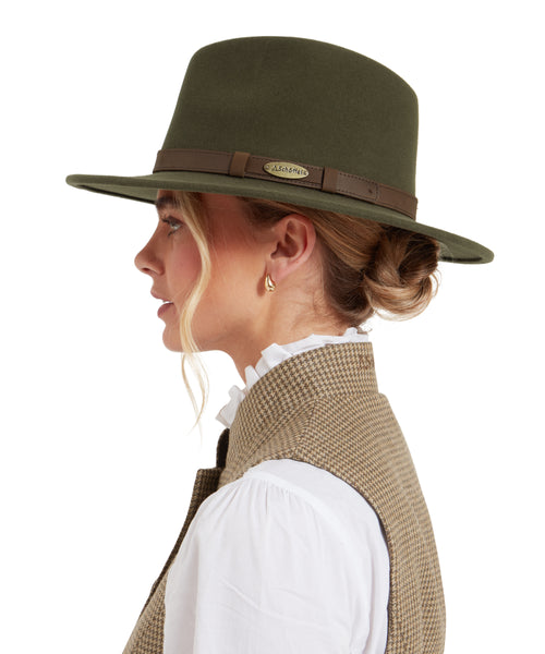 An image of the Schoffel Willow Fedora in Forest.