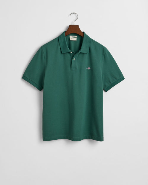 An image of the Gant Shield Short Sleeve Pique Polo Shirt