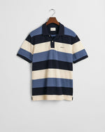 An image of the Gant Block Stripe Polo Shirt