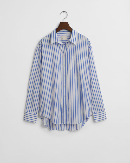 An image of the Gant Relaxed Fit Striped Poplin Shirt