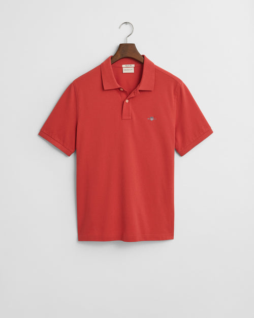 An image of the Gant Shield Short Sleeve Pique Polo Shirt