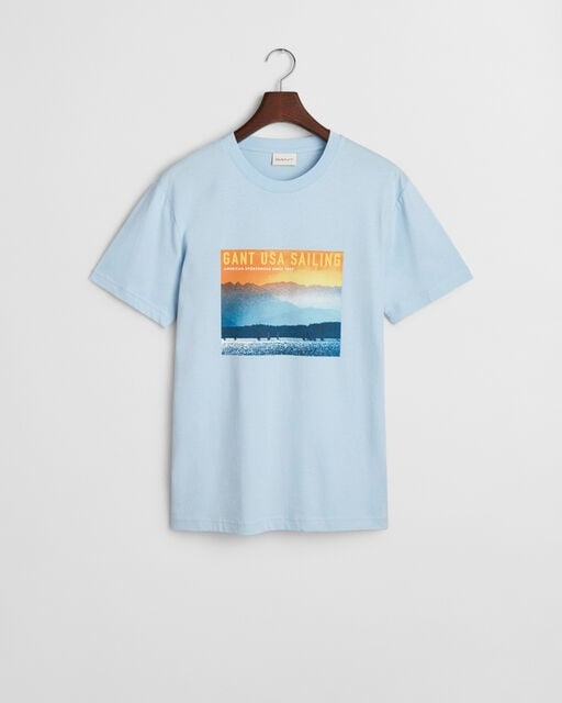 An image of the Gant Placed Graphic T-Shirt