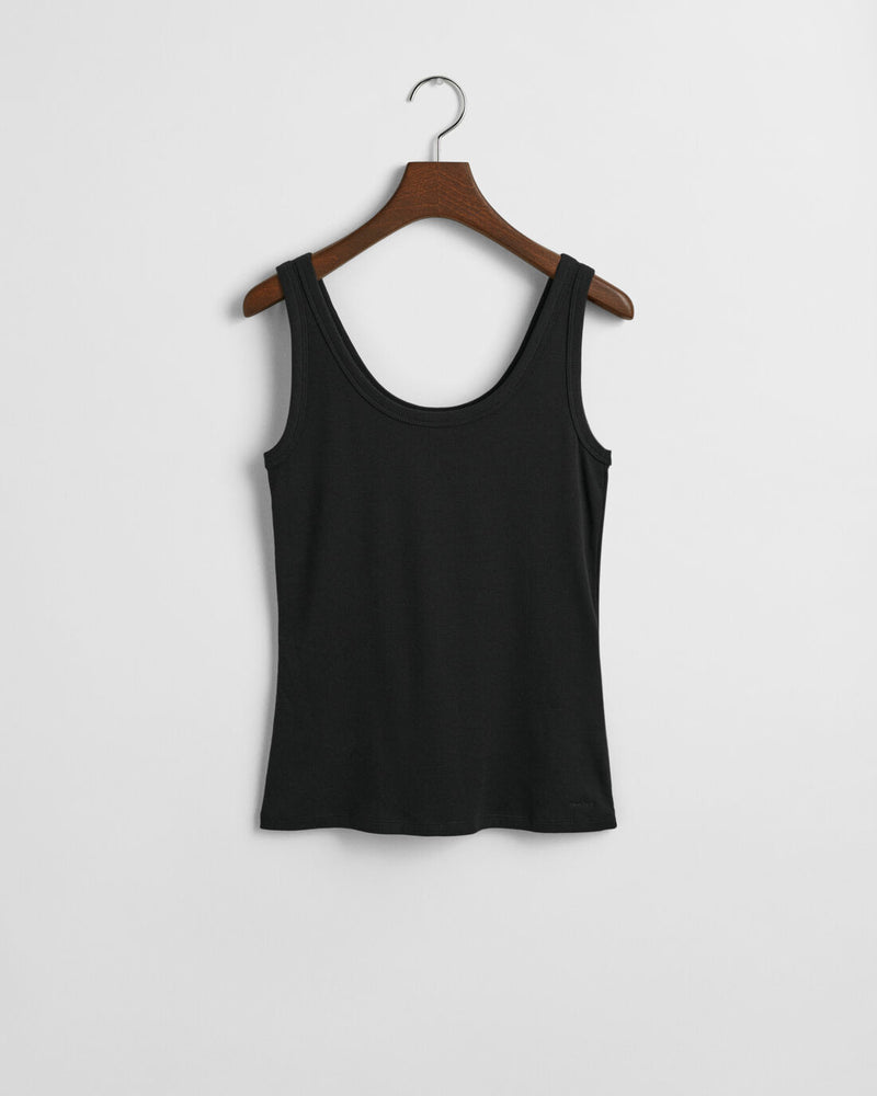 An image of the Gant Slim Ribbed Tank Top