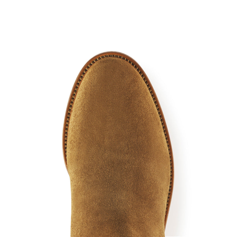 An image of the Fairfax & Favor Regina Flat Boots in Tan.